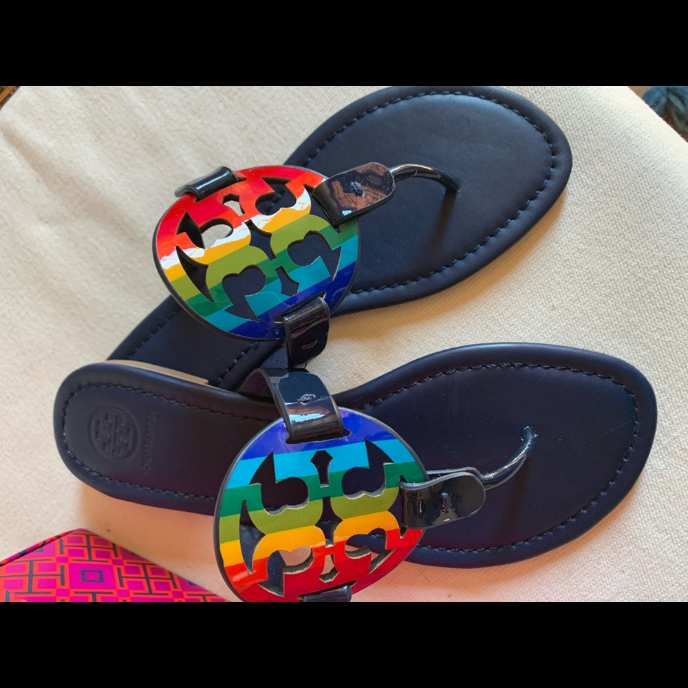 Bright Rainbow Miller Sandal Royal Navy